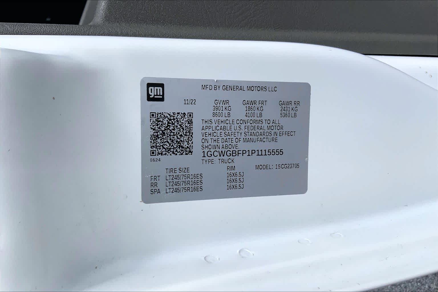 2023 Chevrolet Express Cargo Van  Summit White at Group 1 GMC Buick South