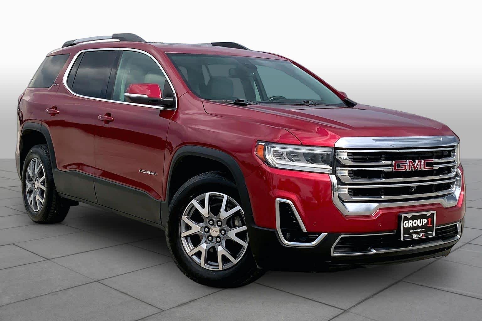 2020 GMC Acadia SLT Red Quartz Tintcoat at Sterling McCall Nissan