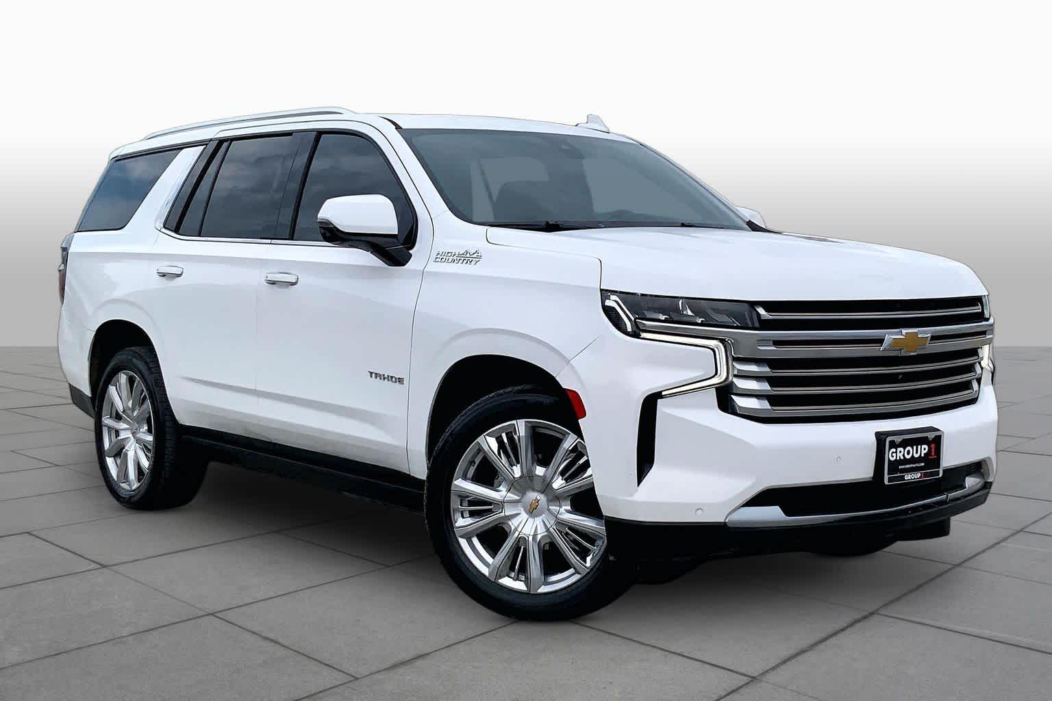 2021 Chevrolet Tahoe High Country Summit White at Tomball Chrysler Dodge Jeep Ram