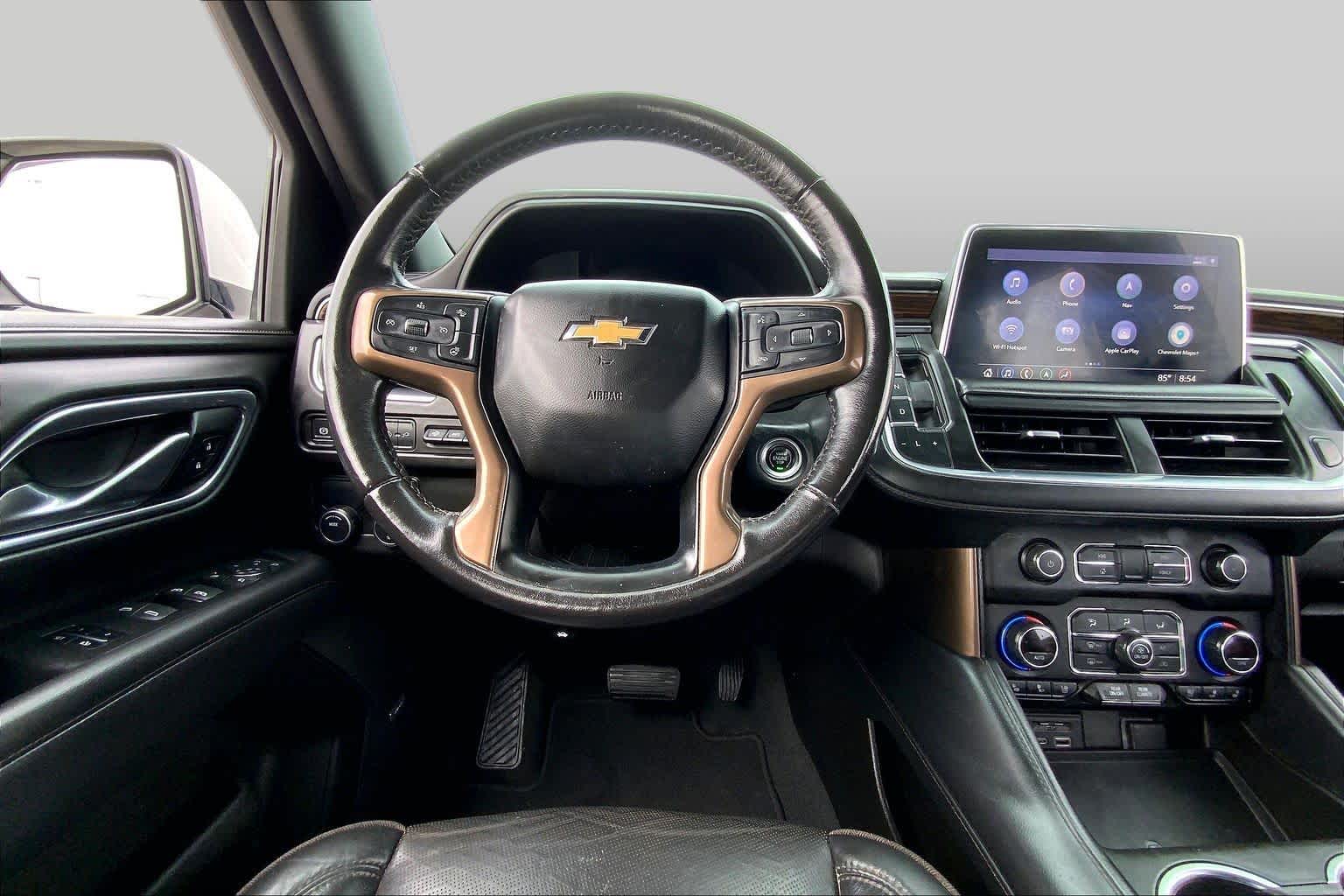 2021 Chevrolet Tahoe High Country Summit White at Tomball Chrysler Dodge Jeep Ram