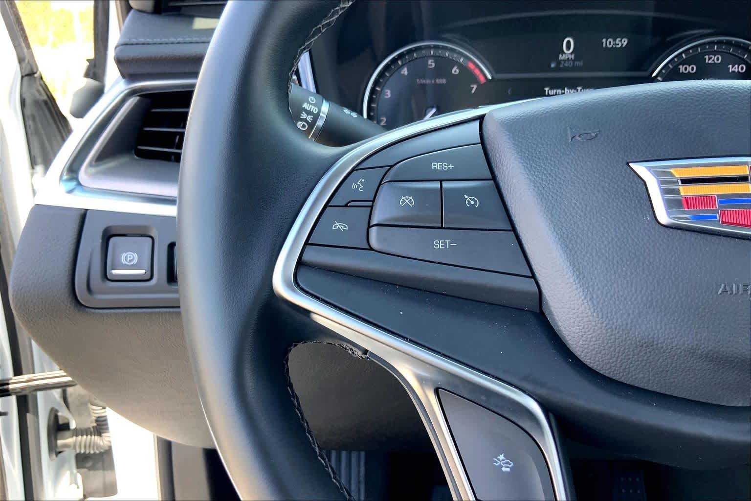2025 Cadillac XT5 FWD Luxury Crystal White Tricoat at AutoNation Chrysler Jeep Dodge Ram Spring