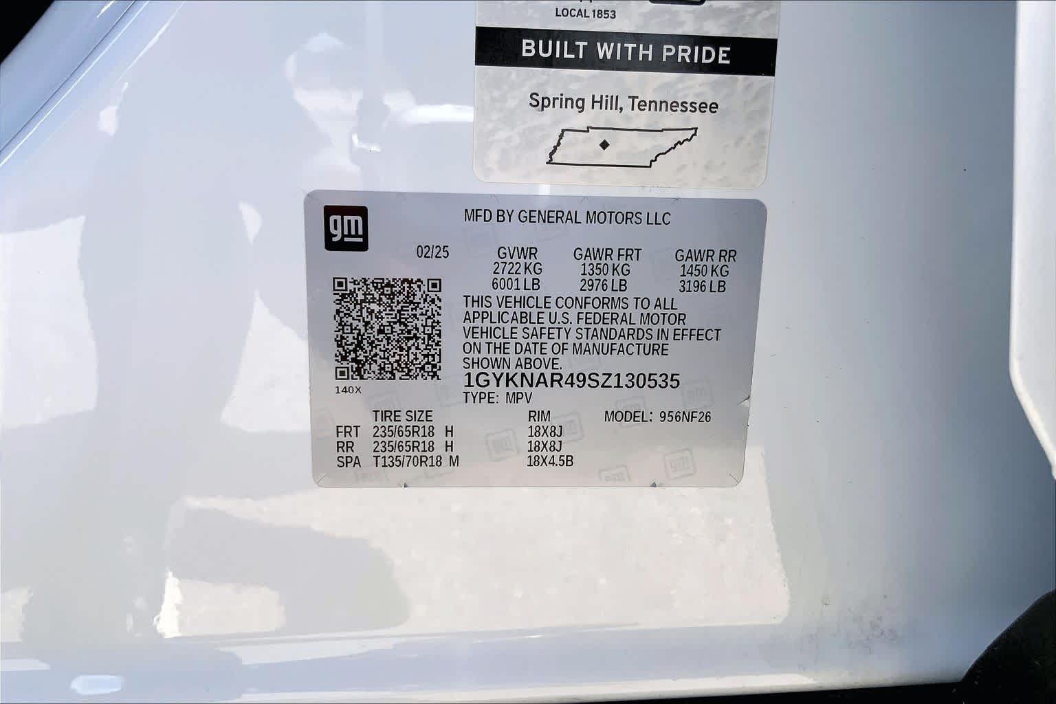 2025 Cadillac XT5 FWD Luxury Crystal White Tricoat at AutoNation Chrysler Jeep Dodge Ram Spring