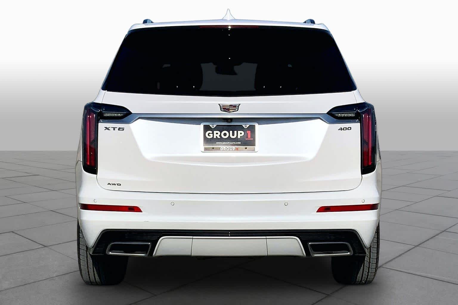 2025 Cadillac XT6 AWD Sport Crystal White Tricoat at Group 1 GMC Buick South