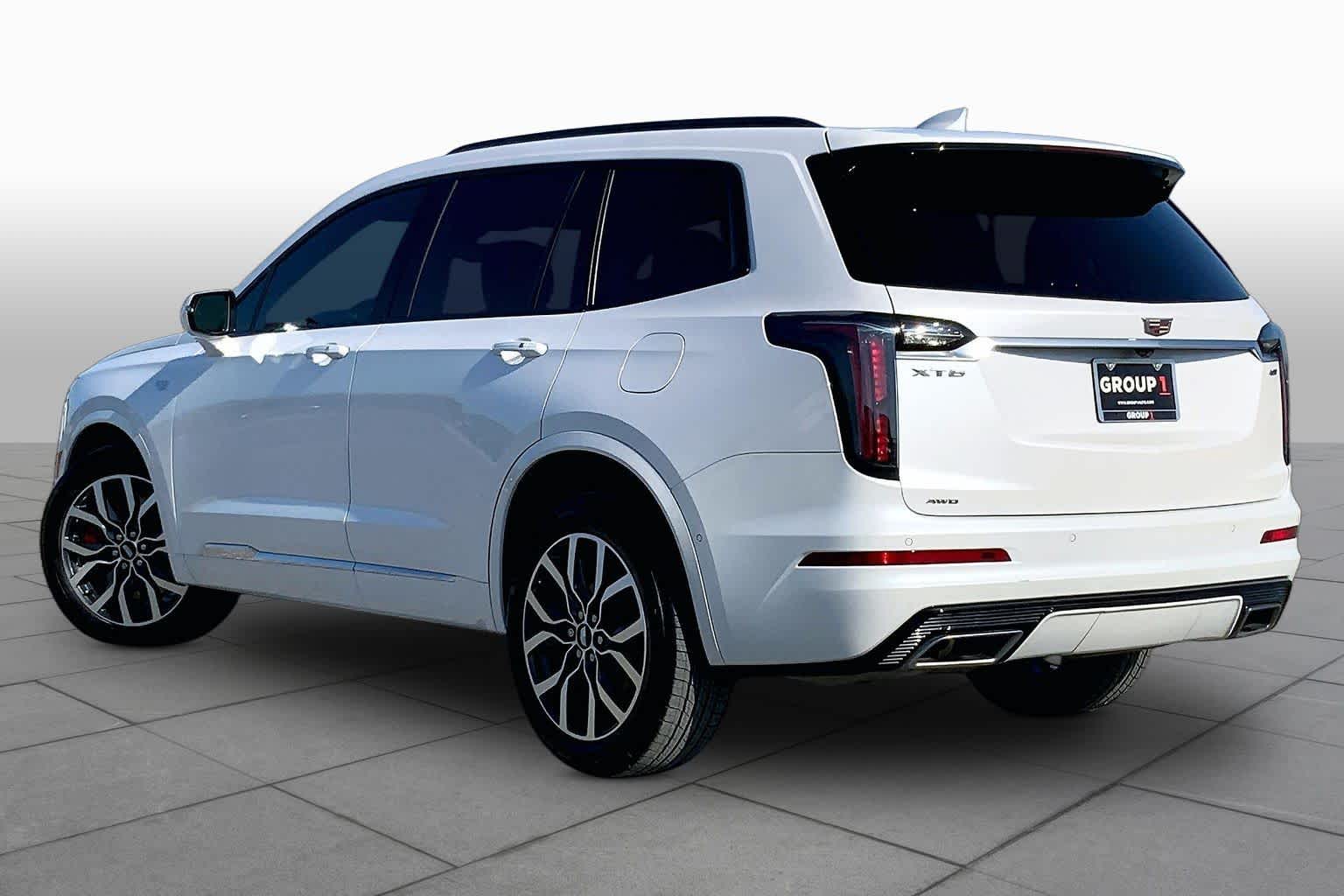 2025 Cadillac XT6 AWD Sport Crystal White Tricoat at Group 1 GMC Buick South