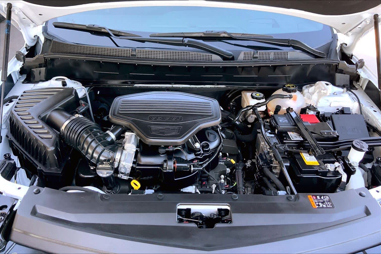 2025 Cadillac XT6 AWD Sport Crystal White Tricoat at Group 1 GMC Buick South