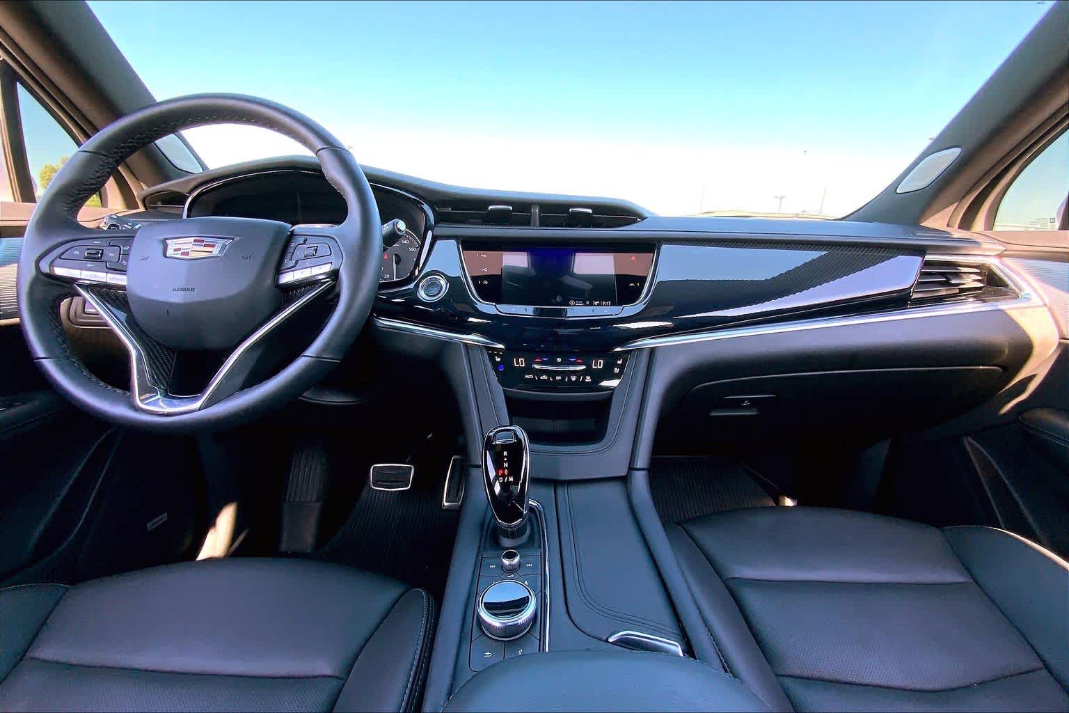 2025 Cadillac XT6 AWD Sport Crystal White Tricoat at Group 1 GMC Buick South