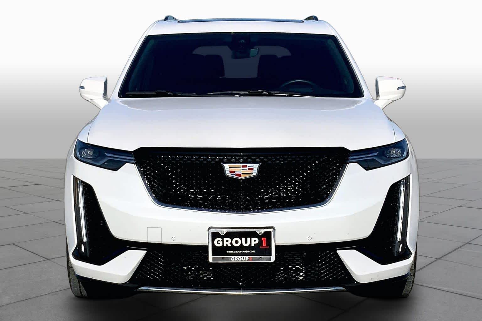 2025 Cadillac XT6 AWD Sport Crystal White Tricoat at Group 1 GMC Buick South