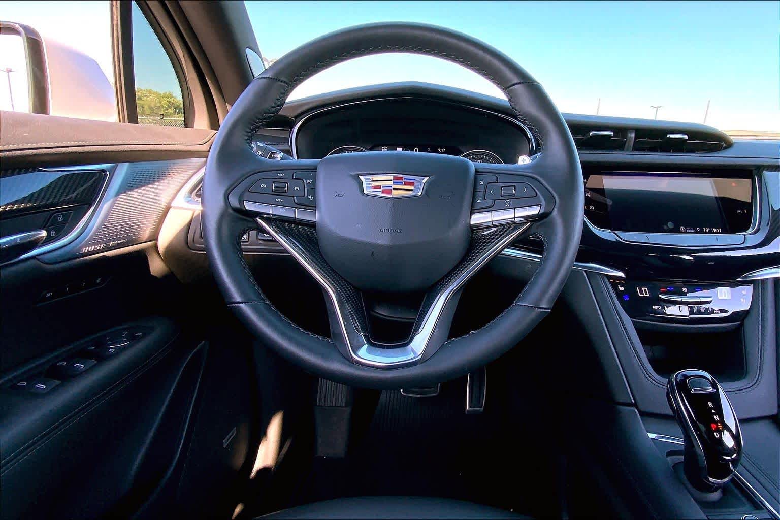 2025 Cadillac XT6 AWD Sport Crystal White Tricoat at Group 1 GMC Buick South