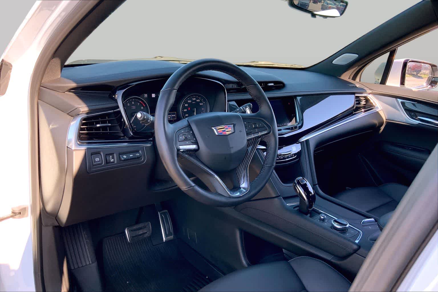 2025 Cadillac XT6 AWD Sport Crystal White Tricoat at Ron Craft Chevrolet Cadillac