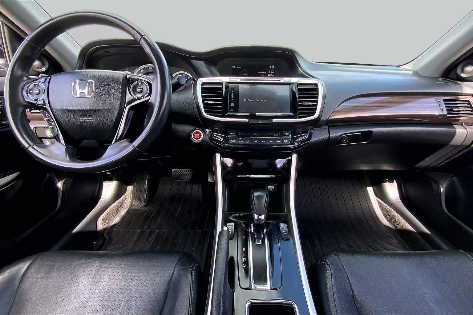 2017 Honda Accord Sedan EX-L Crystal Black Pearl at Team Honda
