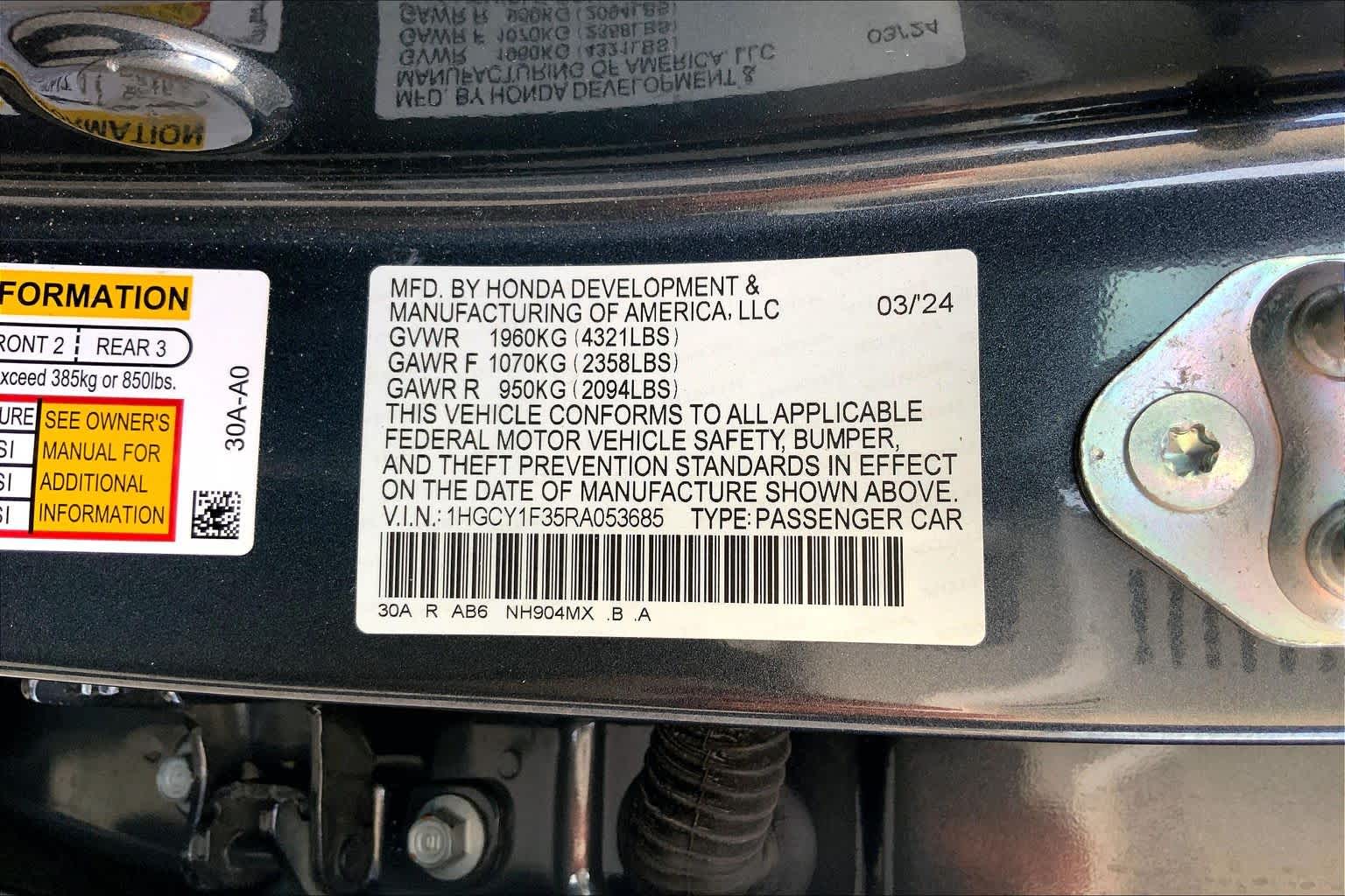 2024 Honda Accord photo 35 of 35