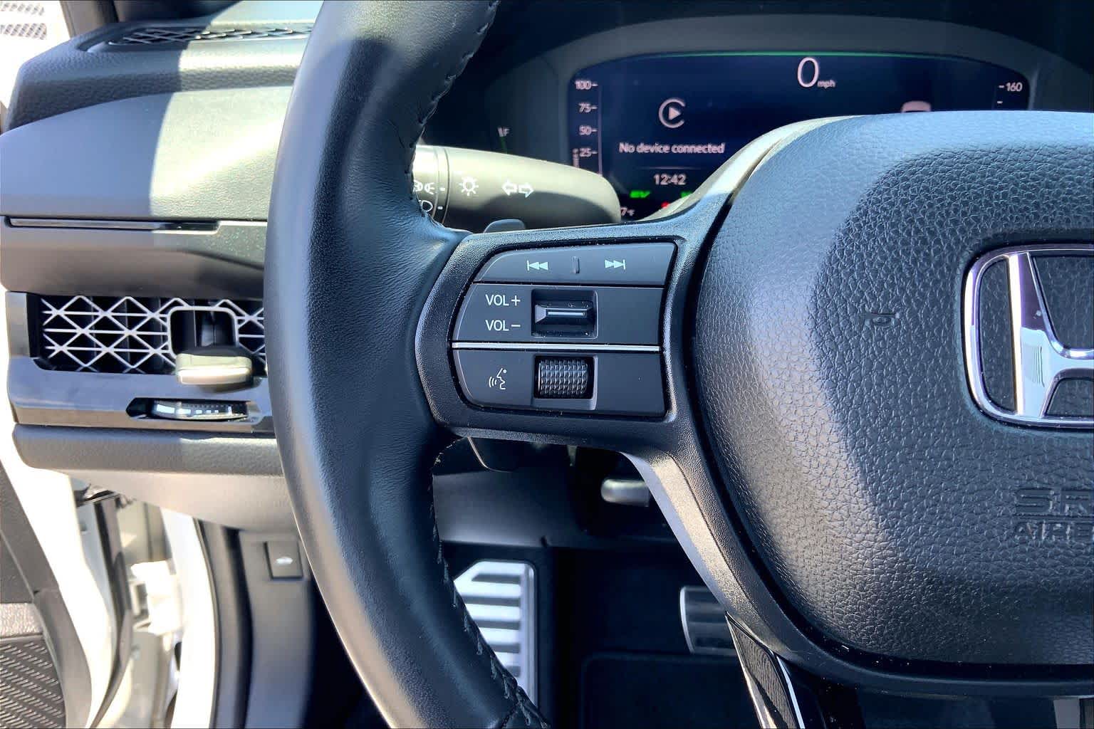 2025 Honda Accord Hybrid Sport Platinum White Pearl at Honda of Clear Lake