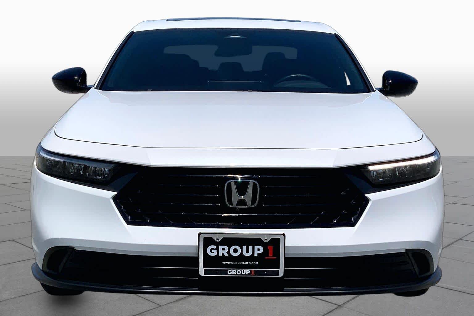 2025 Honda Accord Hybrid Sport Platinum White Pearl at Honda of Clear Lake