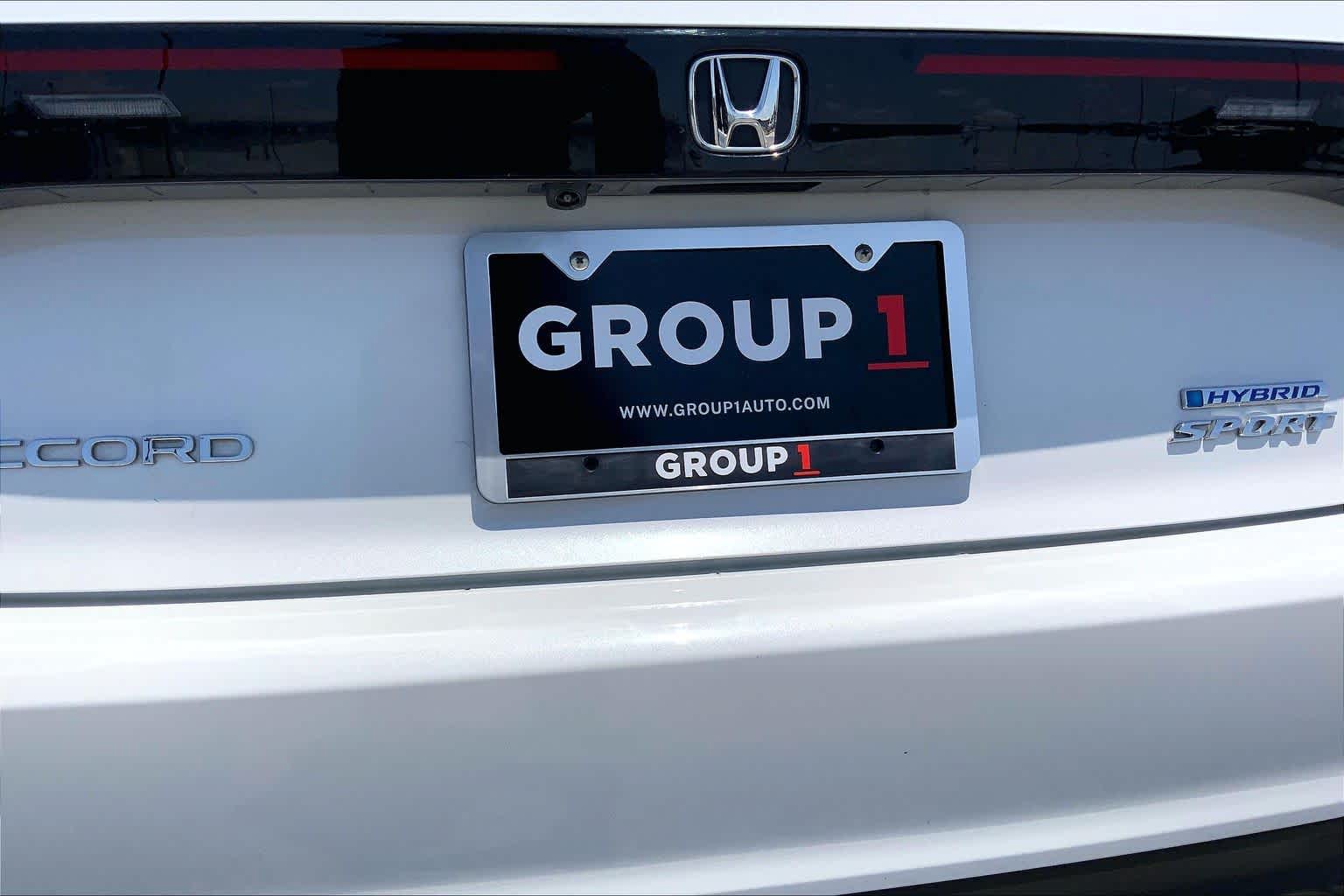 2025 Honda Accord Hybrid Sport Platinum White Pearl at Honda of Clear Lake
