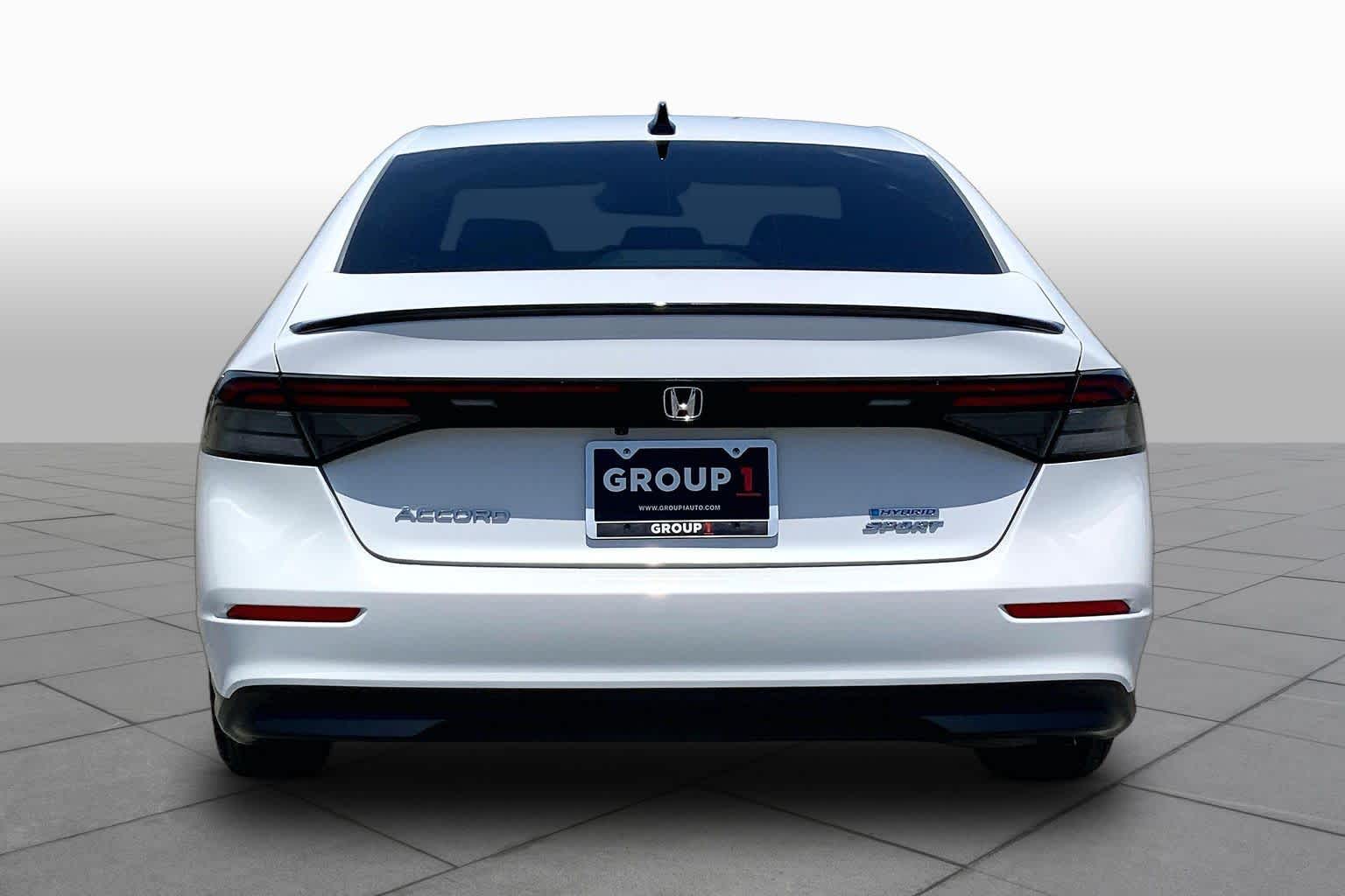 2025 Honda Accord Hybrid Sport Platinum White Pearl at Honda of Clear Lake