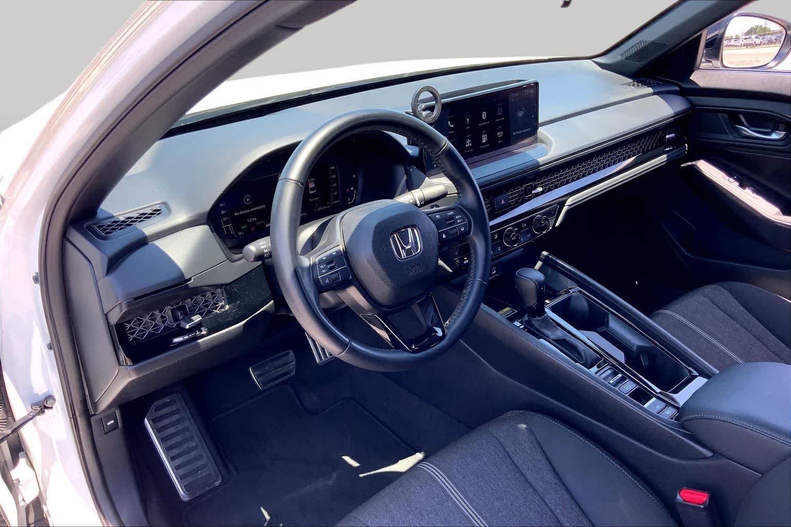2025 Honda Accord Hybrid Sport Platinum White Pearl at Honda of Clear Lake