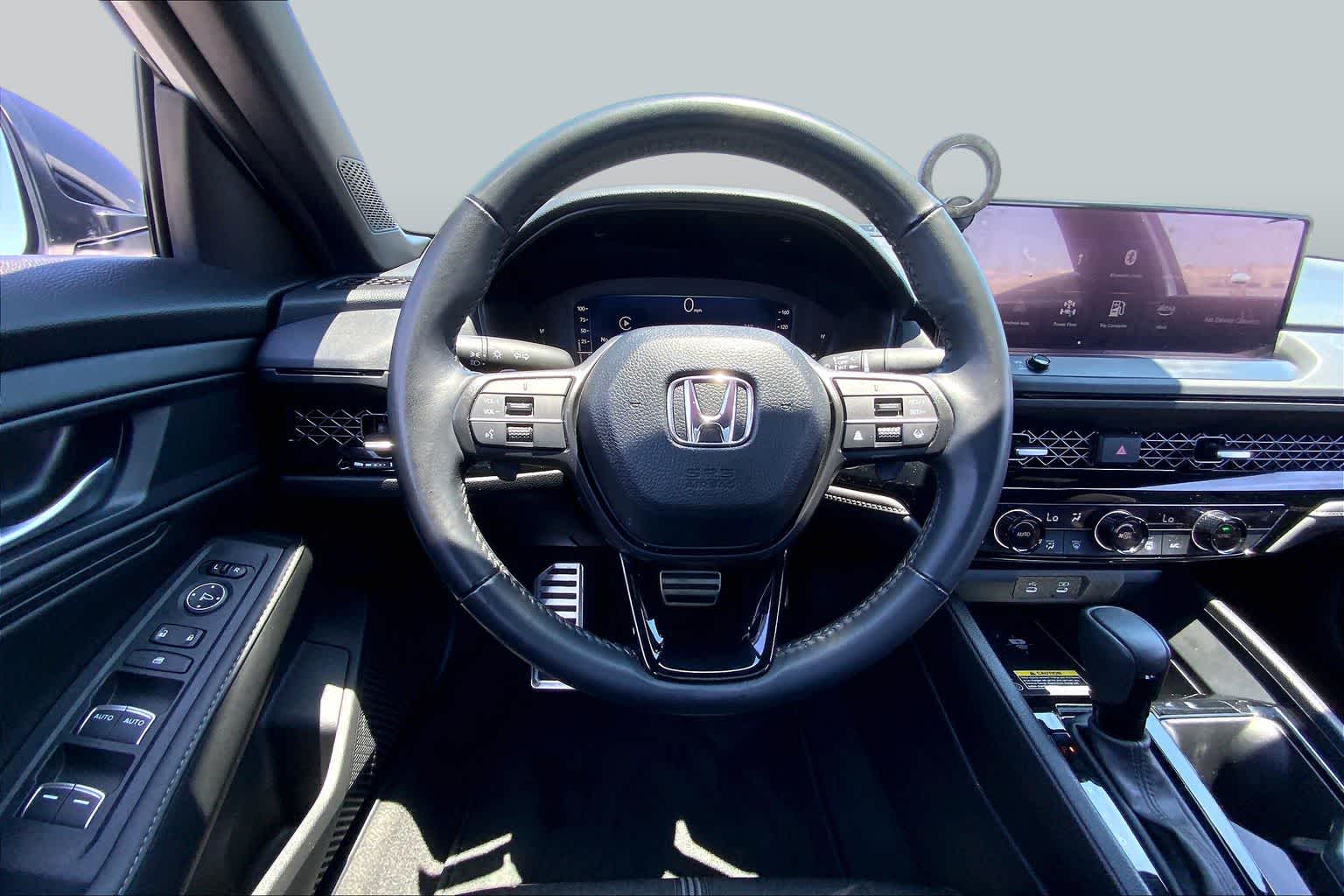 2025 Honda Accord Hybrid Sport Platinum White Pearl at Honda of Clear Lake
