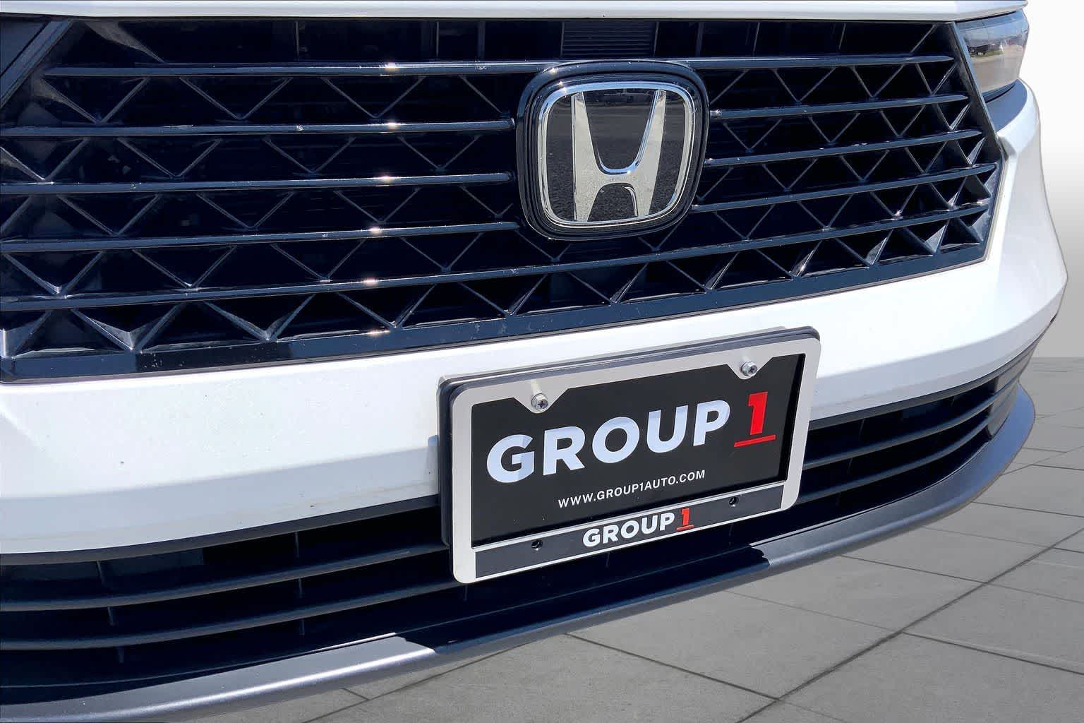 2025 Honda Accord Hybrid Sport Platinum White Pearl at Honda of Clear Lake