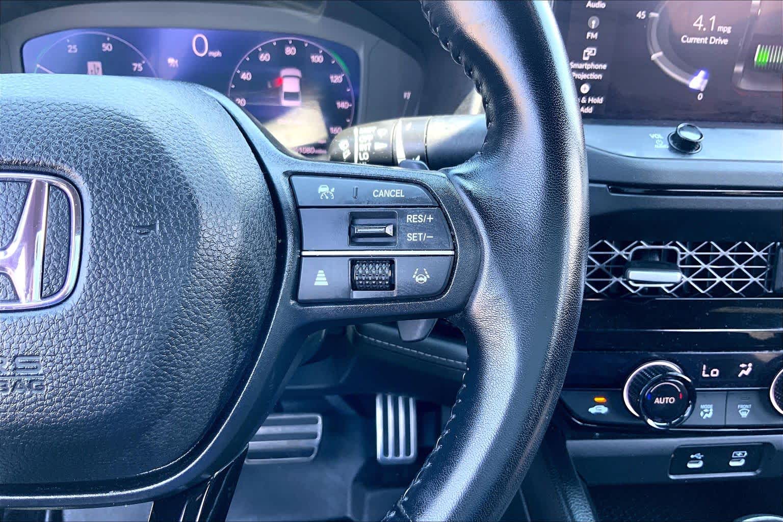 2023 Honda Accord Hybrid Sport Platinum White Pearl at Beck & Masten Kia
