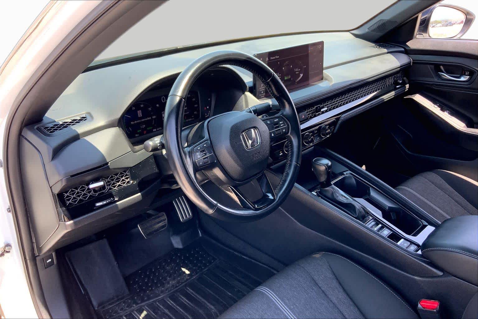 2023 Honda Accord Hybrid Sport Platinum White Pearl at Beck & Masten Kia