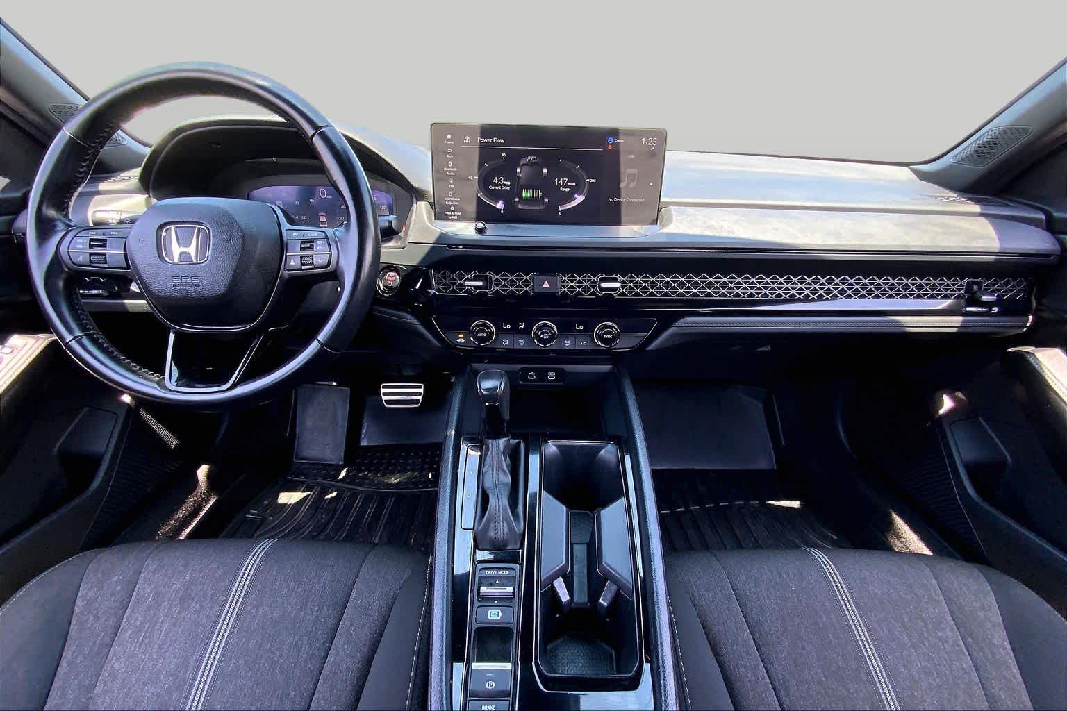 2023 Honda Accord Hybrid Sport Platinum White Pearl at Beck & Masten Kia