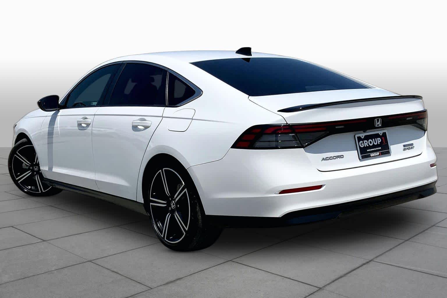 2023 Honda Accord Hybrid Sport Platinum White Pearl at Beck & Masten Kia