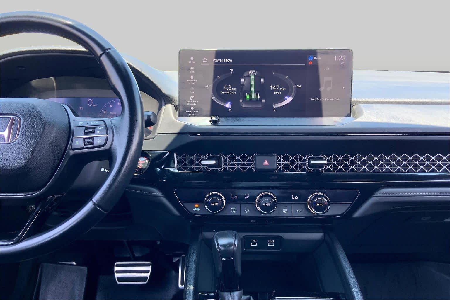 2023 Honda Accord Hybrid Sport Platinum White Pearl at Beck & Masten Kia