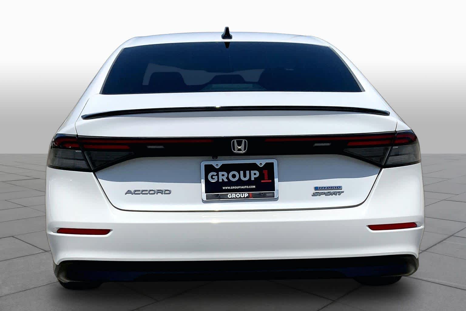 2023 Honda Accord Hybrid Sport Platinum White Pearl at Beck & Masten Kia