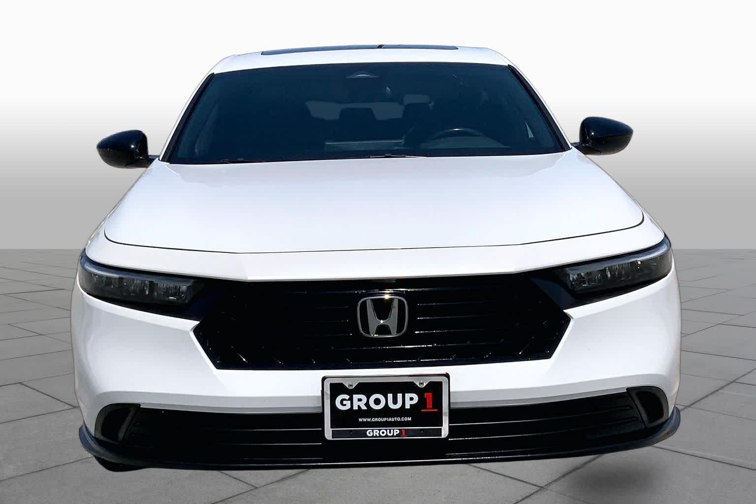 2023 Honda Accord Hybrid Sport Platinum White Pearl at Beck & Masten Kia