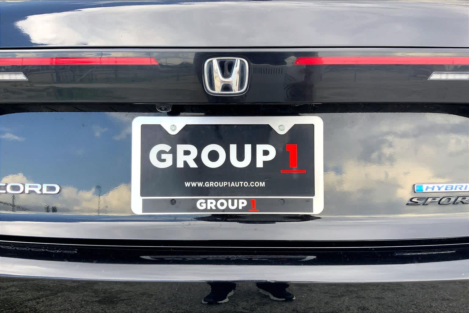 2023 Honda Accord Hybrid Sport-L Crystal Black Pearl at AutoNation Chevrolet Gulf Fwy