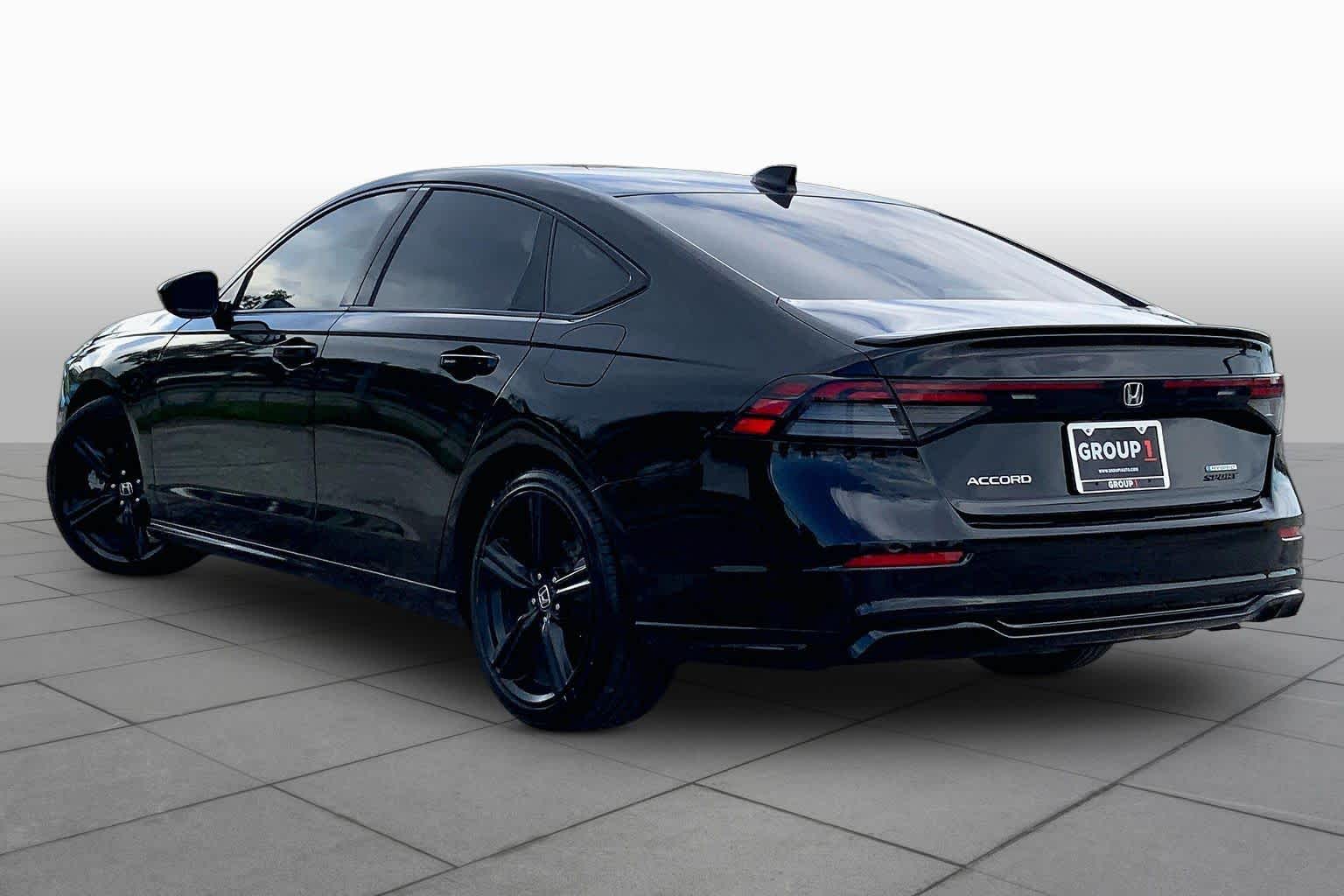 2023 Honda Accord Hybrid Sport-L Crystal Black Pearl at AutoNation Chevrolet Gulf Fwy