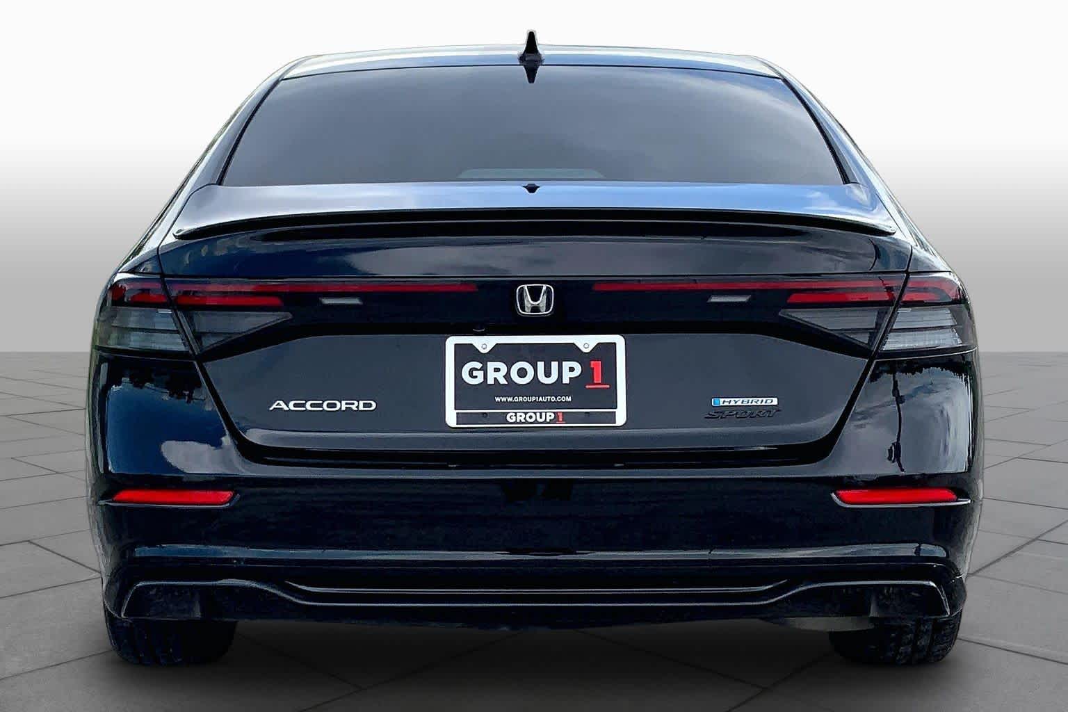 2023 Honda Accord Hybrid Sport-L Crystal Black Pearl at AutoNation Chevrolet Gulf Fwy