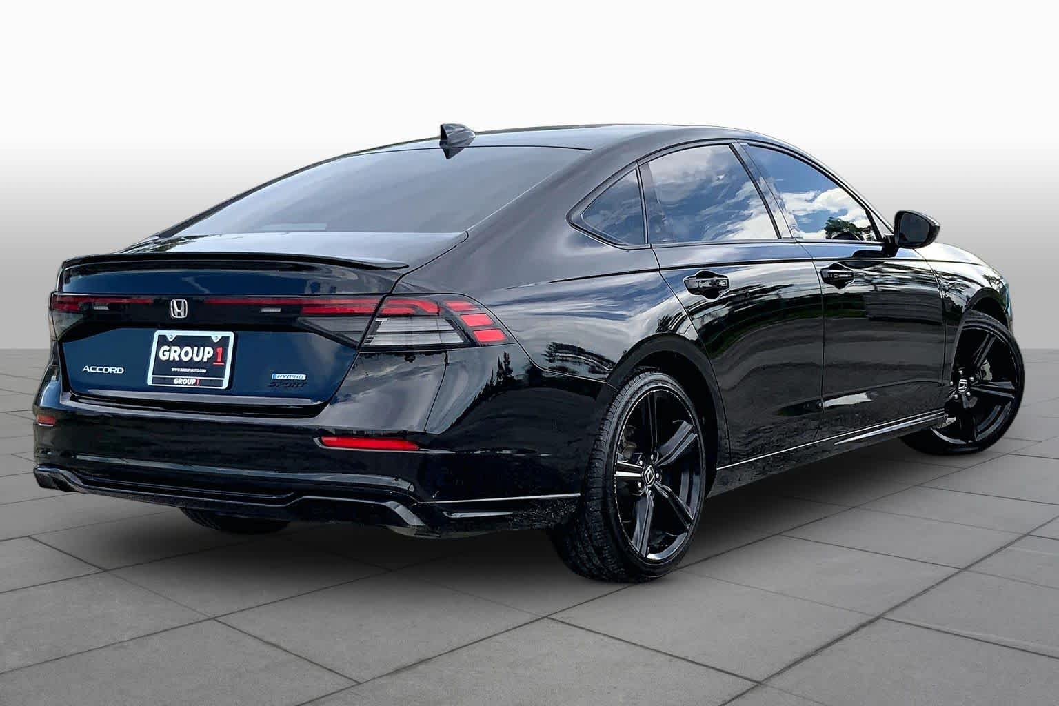 2023 Honda Accord Hybrid Sport-L Crystal Black Pearl at AutoNation Chevrolet Gulf Fwy