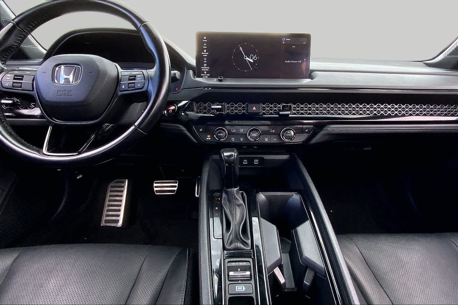 2023 Honda Accord Hybrid Sport-L Crystal Black Pearl at AutoNation Chevrolet Gulf Fwy