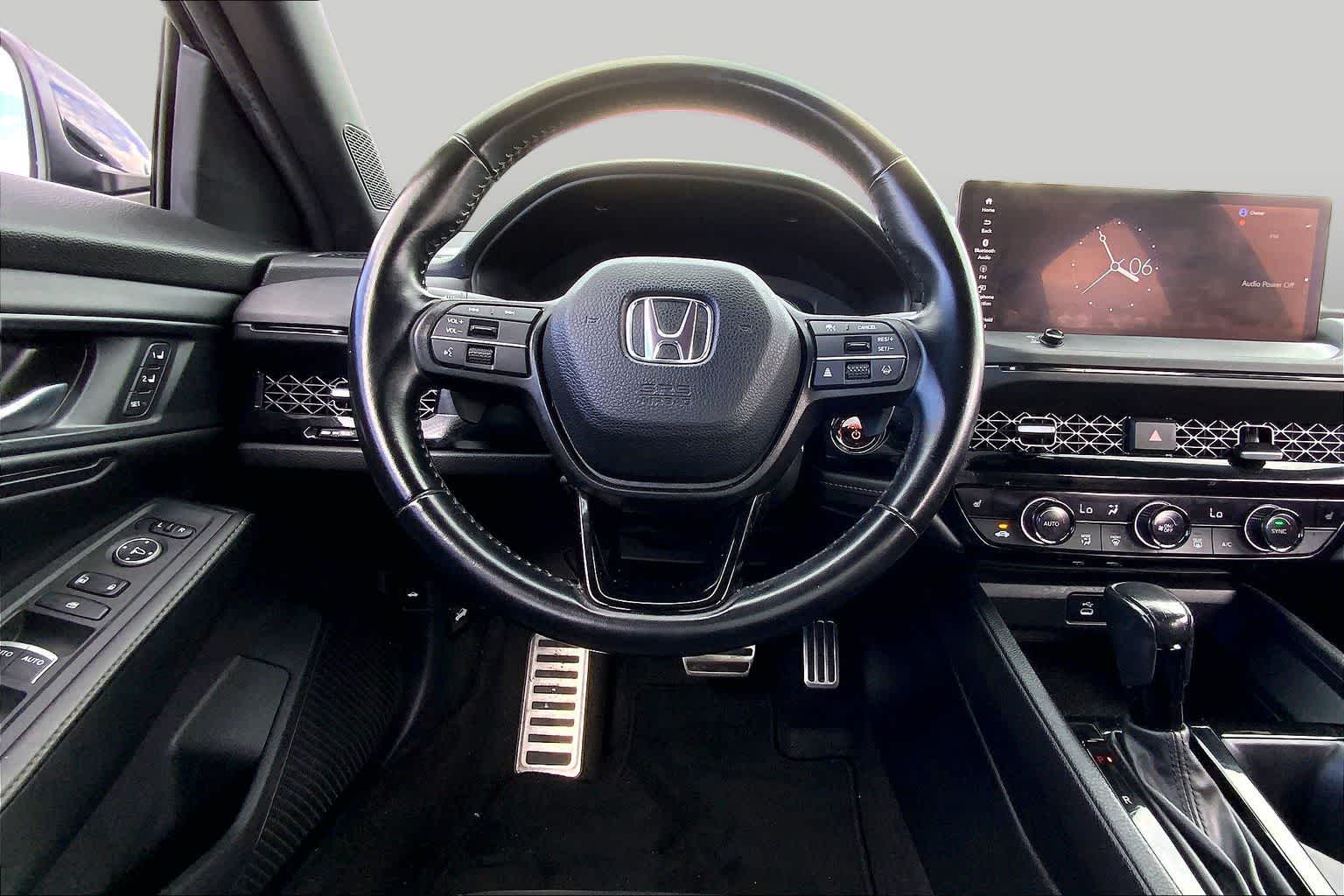 2023 Honda Accord Hybrid Sport-L Crystal Black Pearl at AutoNation Chevrolet Gulf Fwy