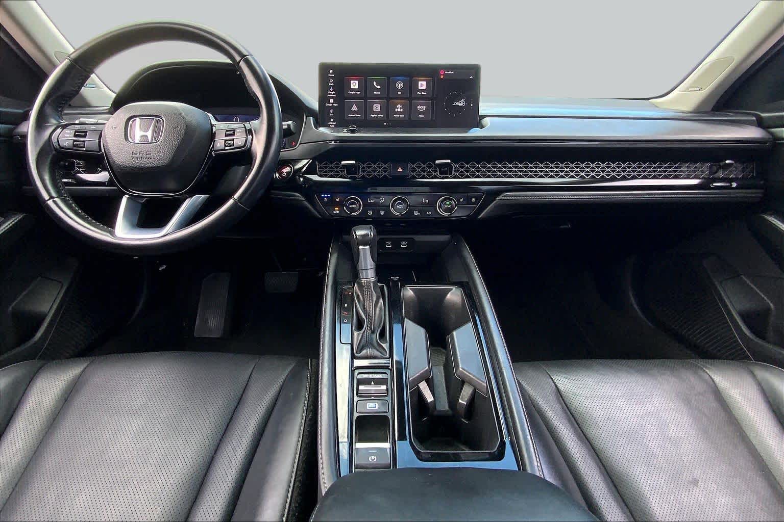 2024 Honda Accord Hybrid Touring Crystal Black Pearl at Honda of Clear Lake
