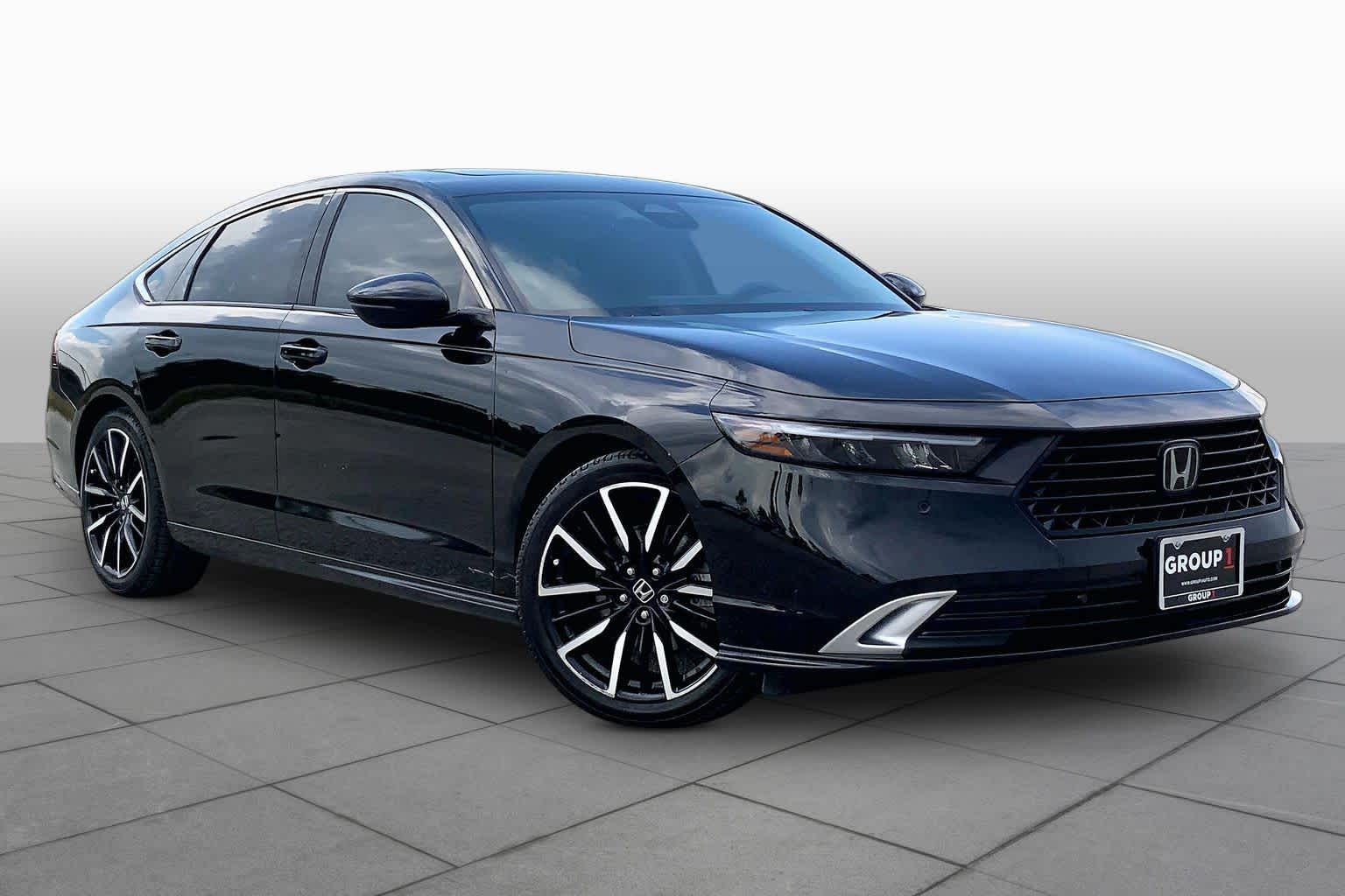 2024 Honda Accord Hybrid Touring Crystal Black Pearl at Honda of Clear Lake