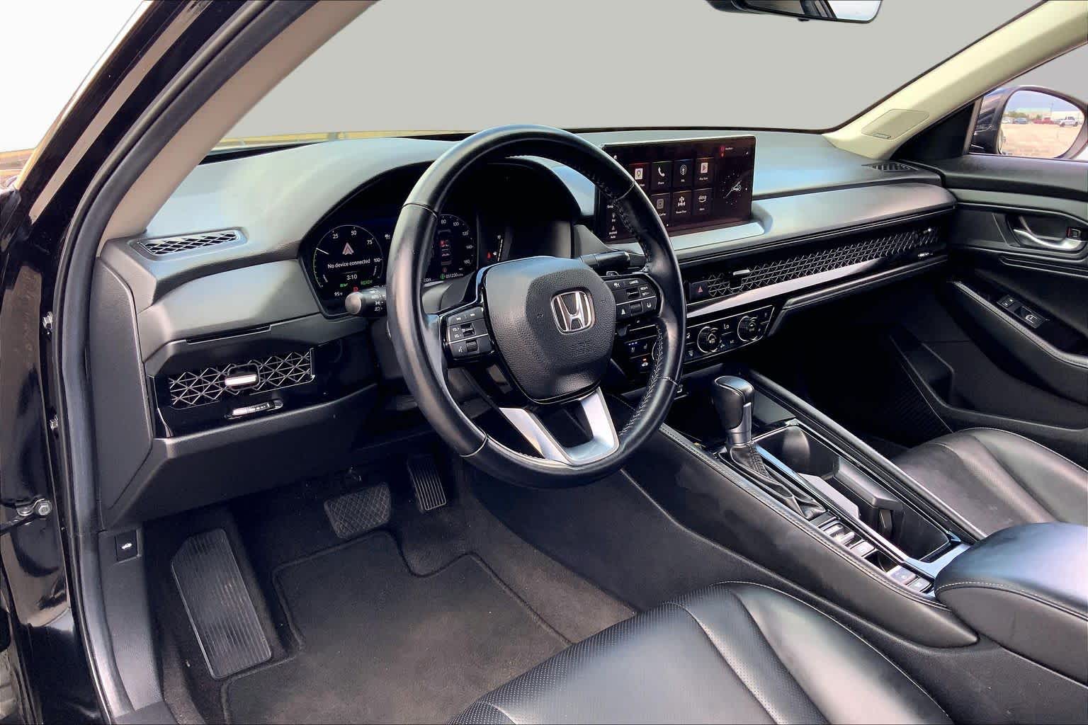 2024 Honda Accord Hybrid Touring Crystal Black Pearl at Honda of Clear Lake