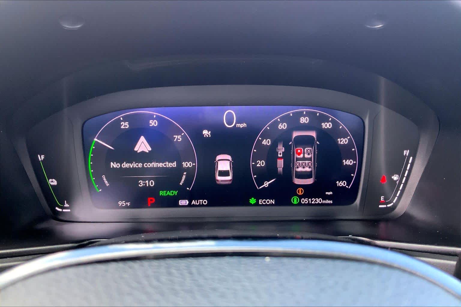 2024 Honda Accord Hybrid Touring Crystal Black Pearl at Honda of Clear Lake
