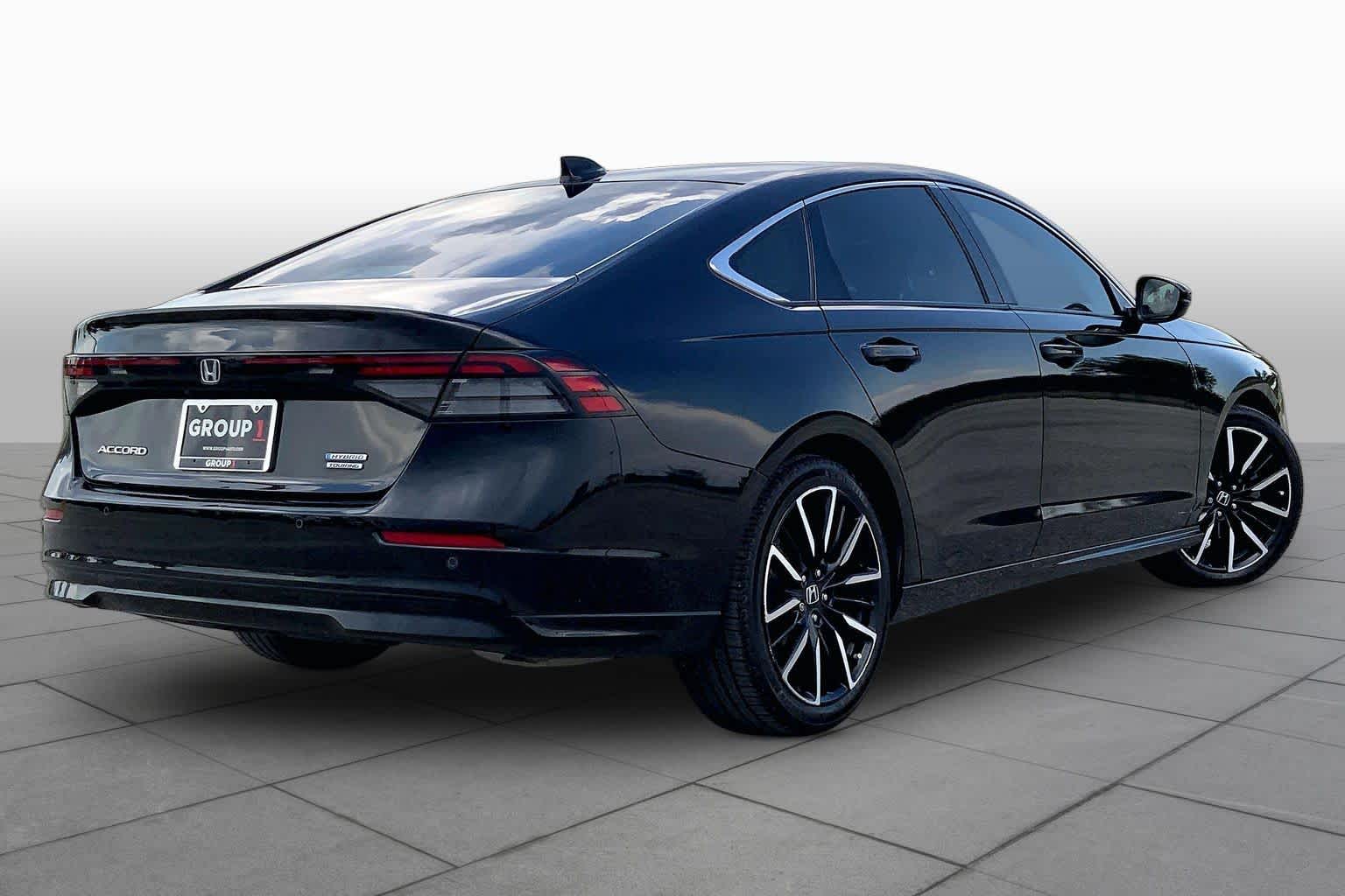 2024 Honda Accord Hybrid Touring Crystal Black Pearl at Honda of Clear Lake