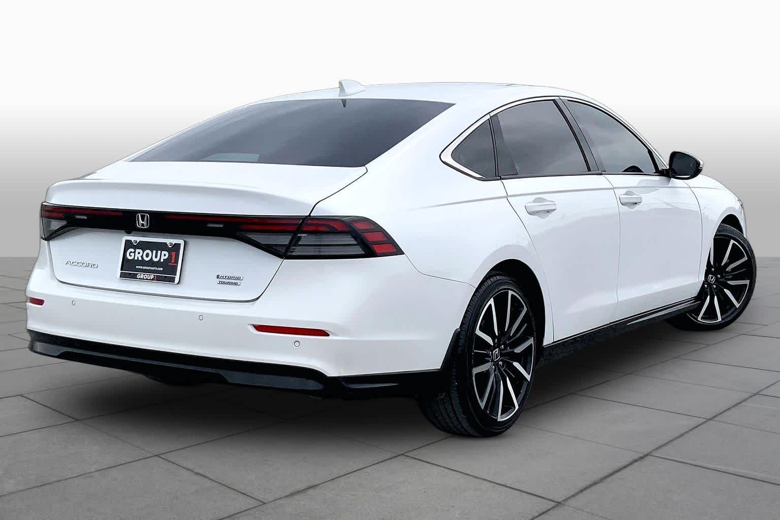 2023 Honda Accord Hybrid Touring Platinum White Pearl at AutoNation USA Katy