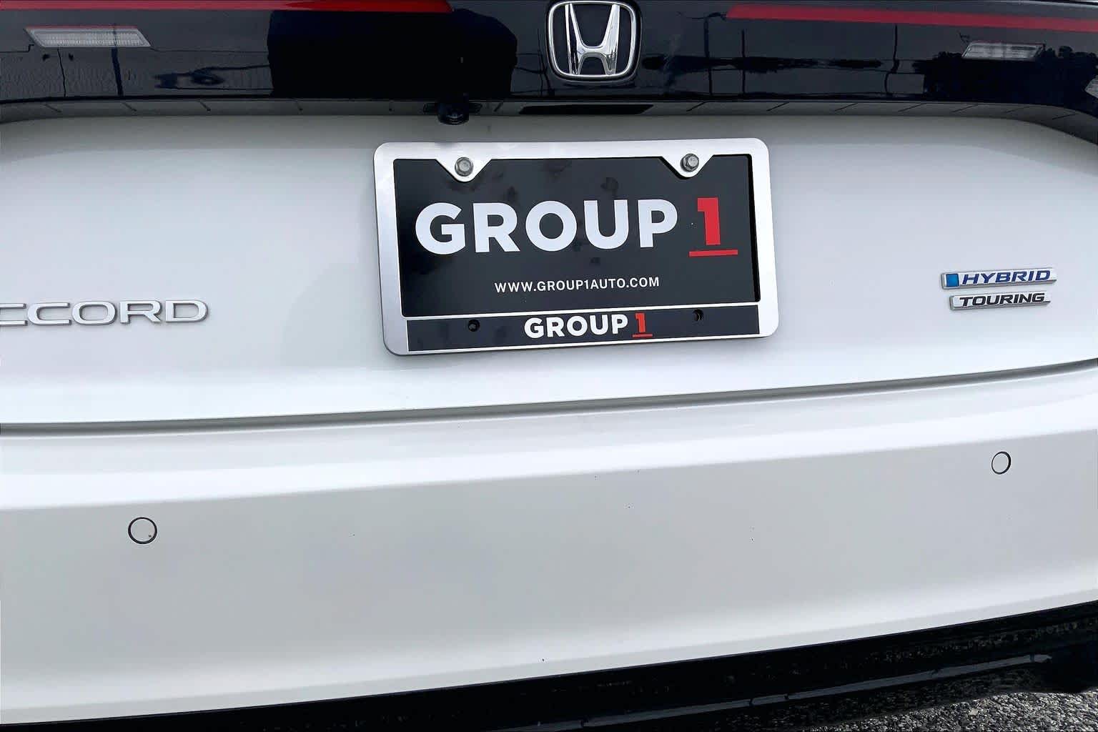 2023 Honda Accord Hybrid Touring Platinum White Pearl at AutoNation USA Katy