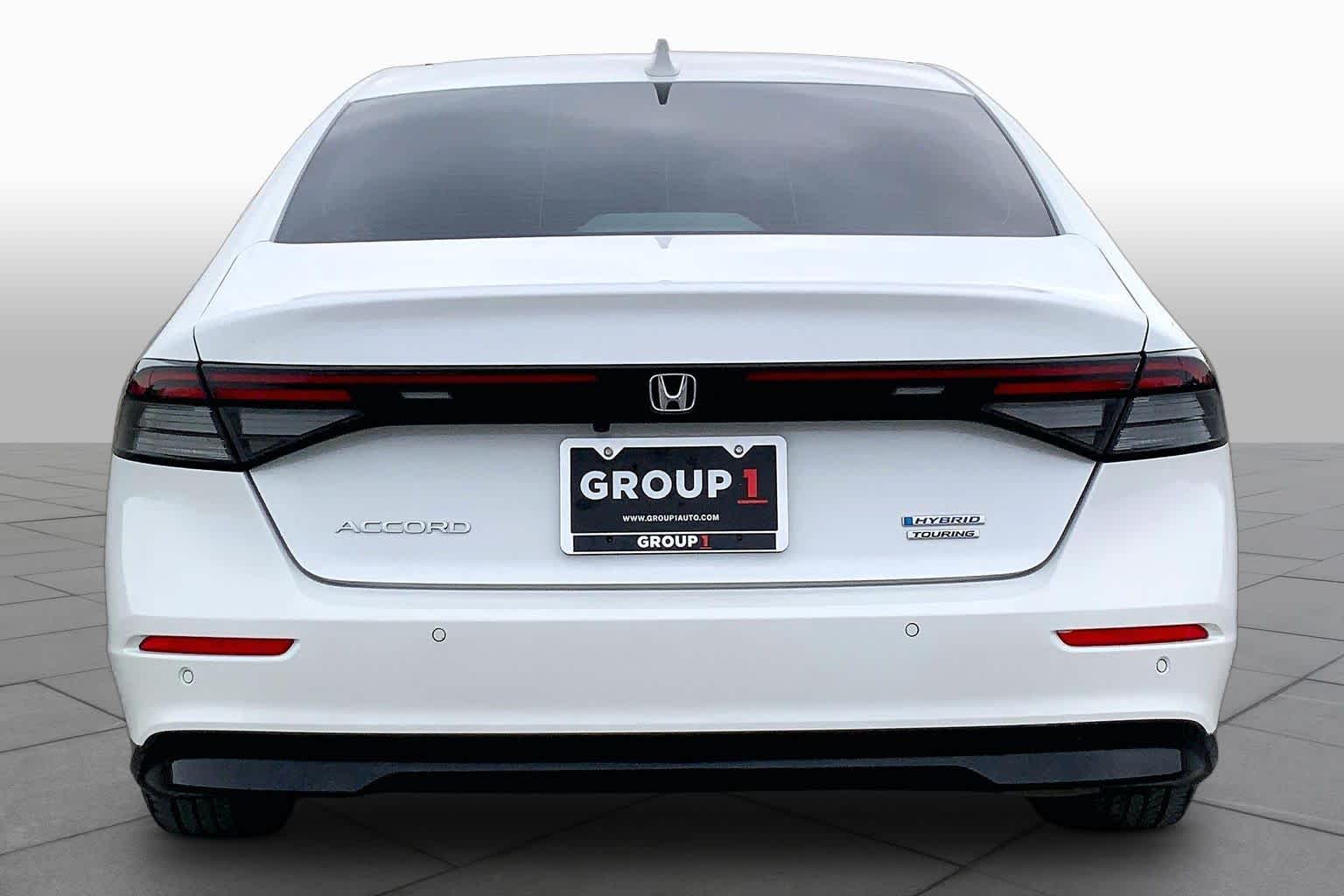2023 Honda Accord Hybrid Touring Platinum White Pearl at AutoNation USA Katy