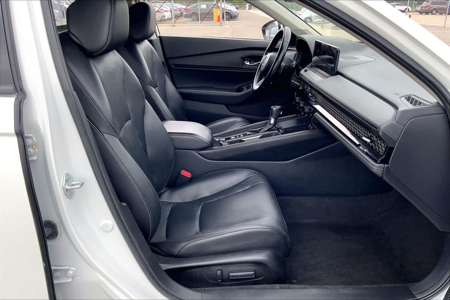 2023 Honda Accord Hybrid Touring Platinum White Pearl at AutoNation USA Katy