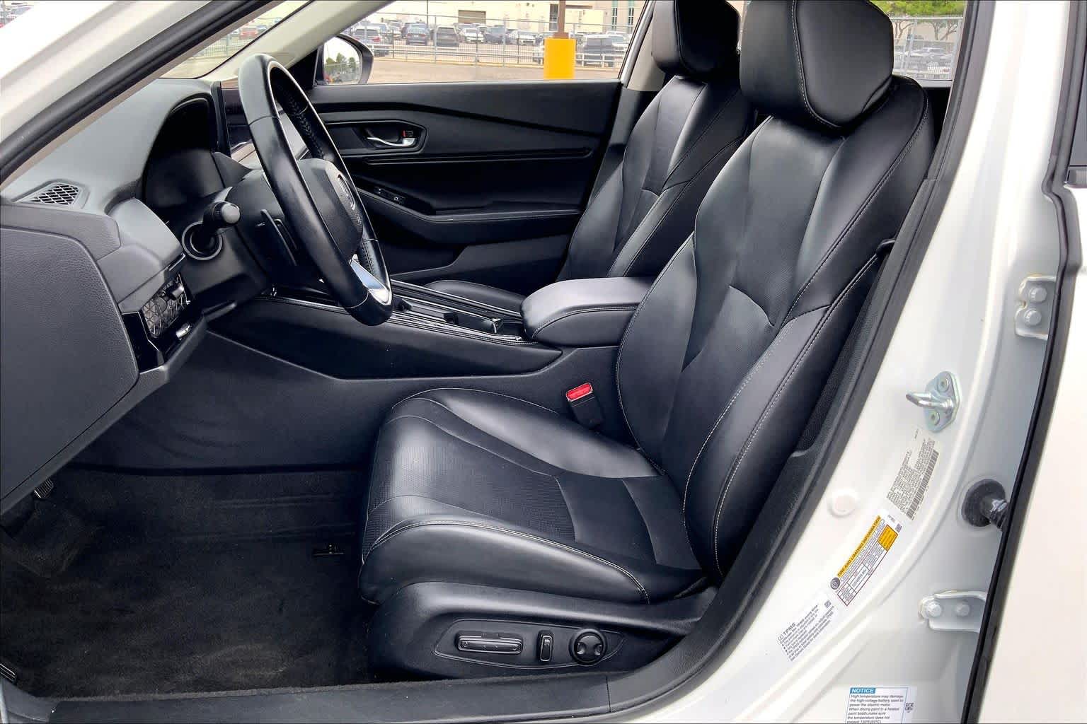 2023 Honda Accord Hybrid Touring Platinum White Pearl at AutoNation USA Katy
