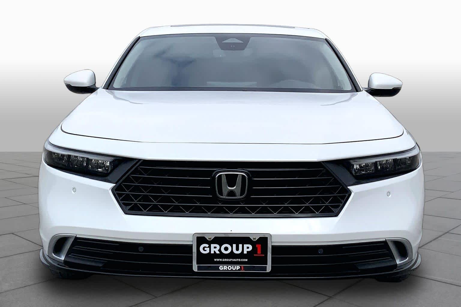 2023 Honda Accord Hybrid Touring Platinum White Pearl at AutoNation USA Katy