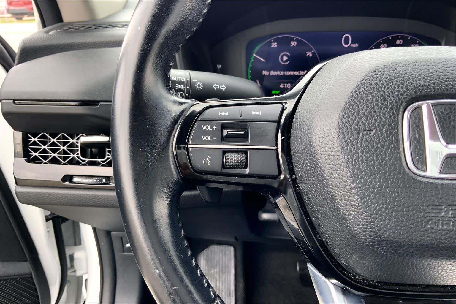 2023 Honda Accord Hybrid Touring Platinum White Pearl at AutoNation USA Katy