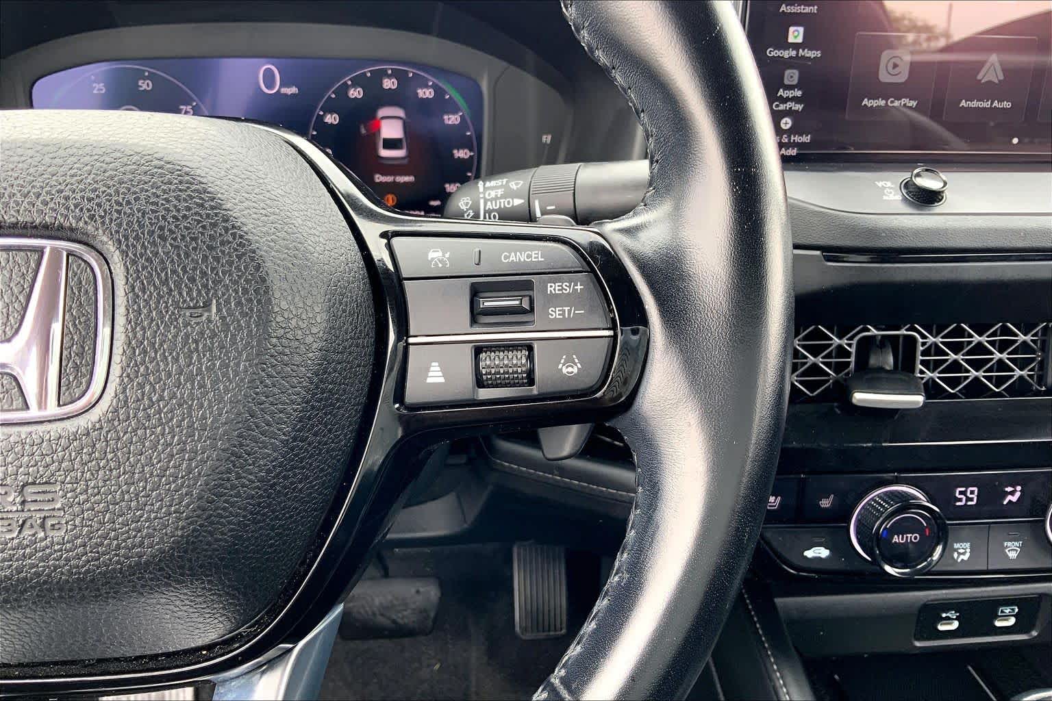 2023 Honda Accord Hybrid Touring Platinum White Pearl at AutoNation USA Katy