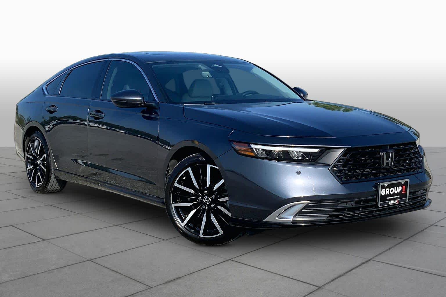 2025 Honda Accord Hybrid Touring Meteorite Gray Metallic at Beck & Masten Kia