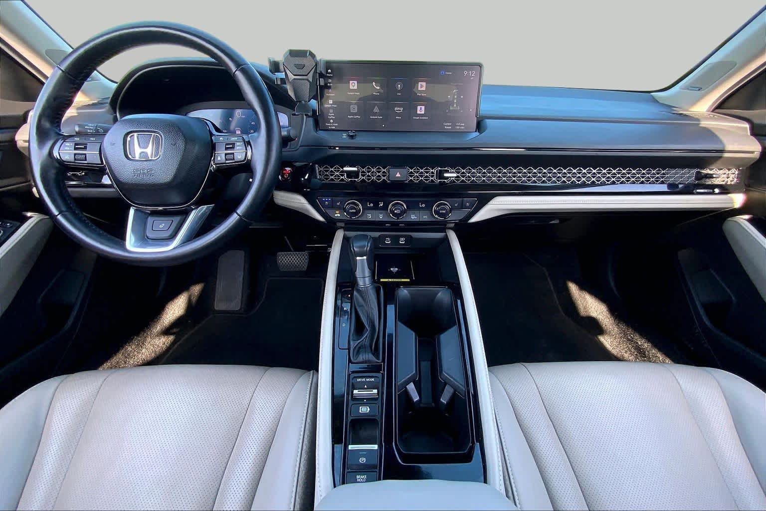 2025 Honda Accord Hybrid Touring Meteorite Gray Metallic at Beck & Masten Kia